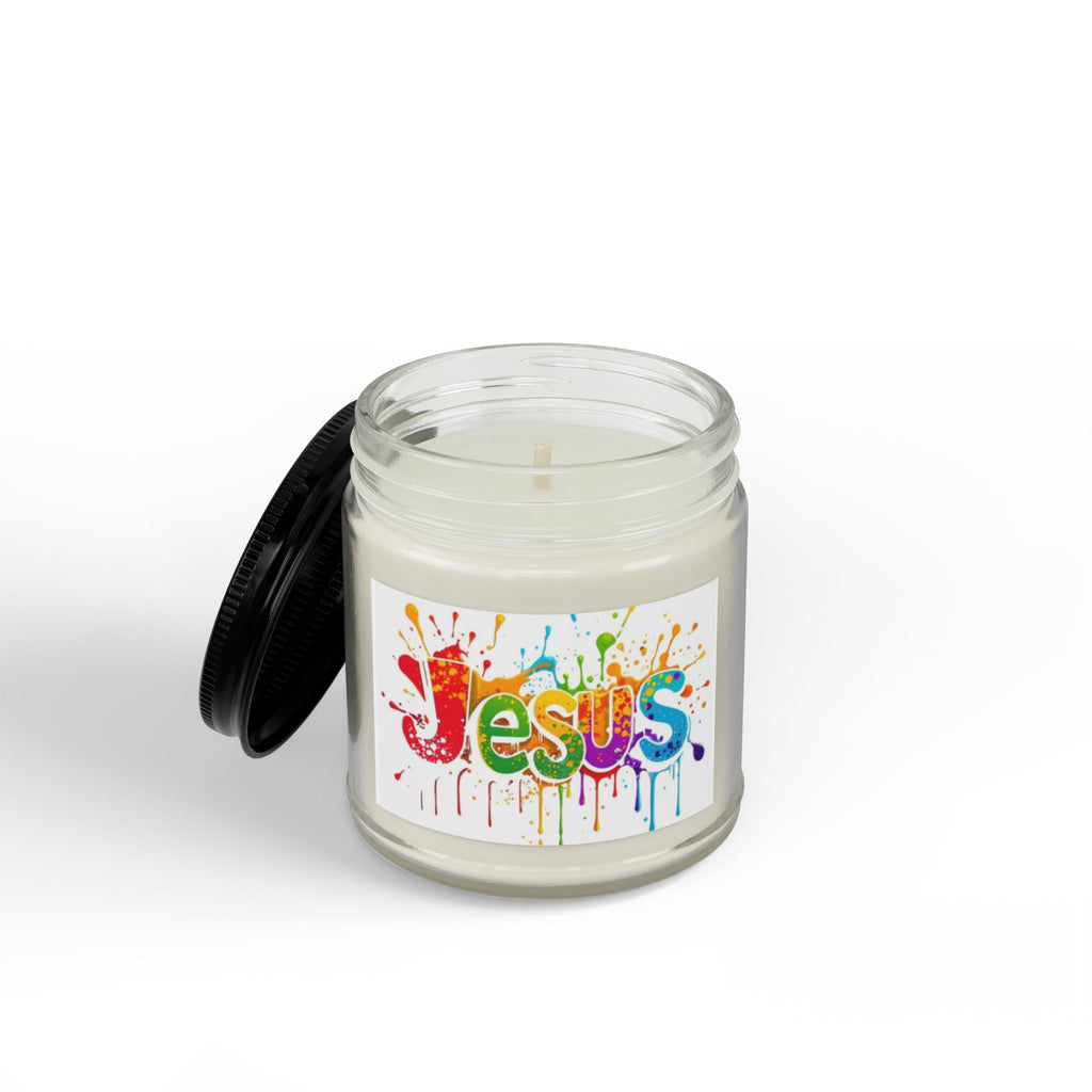 Scented Soy Candles with Black Lid, (4 and 9oz)
