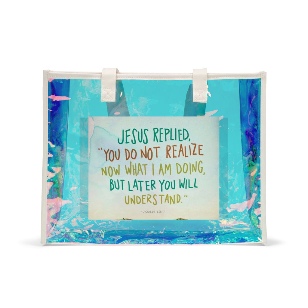 Beach Holographic Tote Bag
