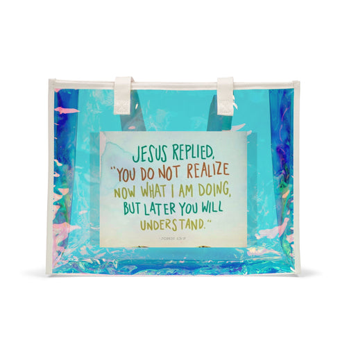 Beach Holographic Tote Bag