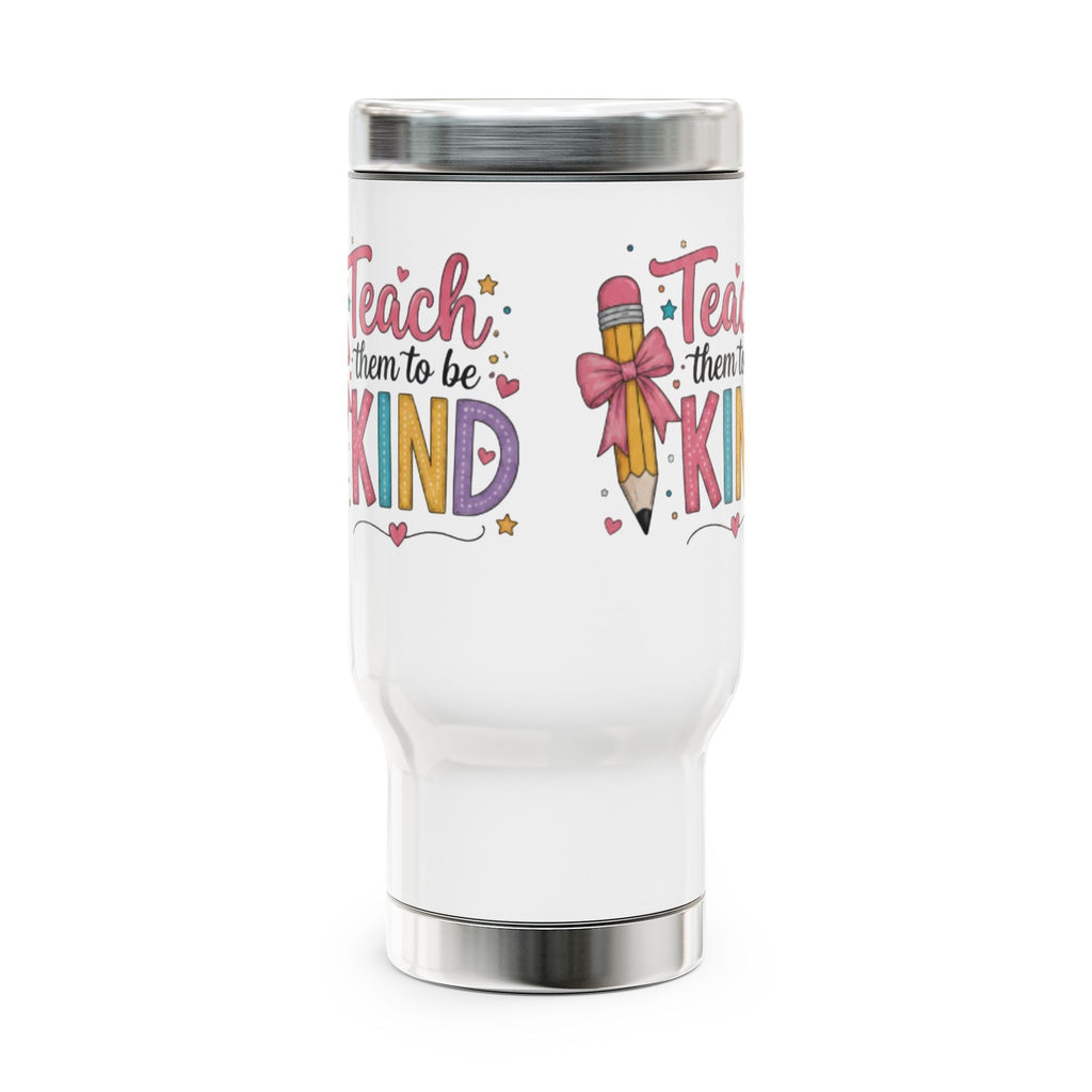 Stainless Steel Travel Mug with Handle, 14oz