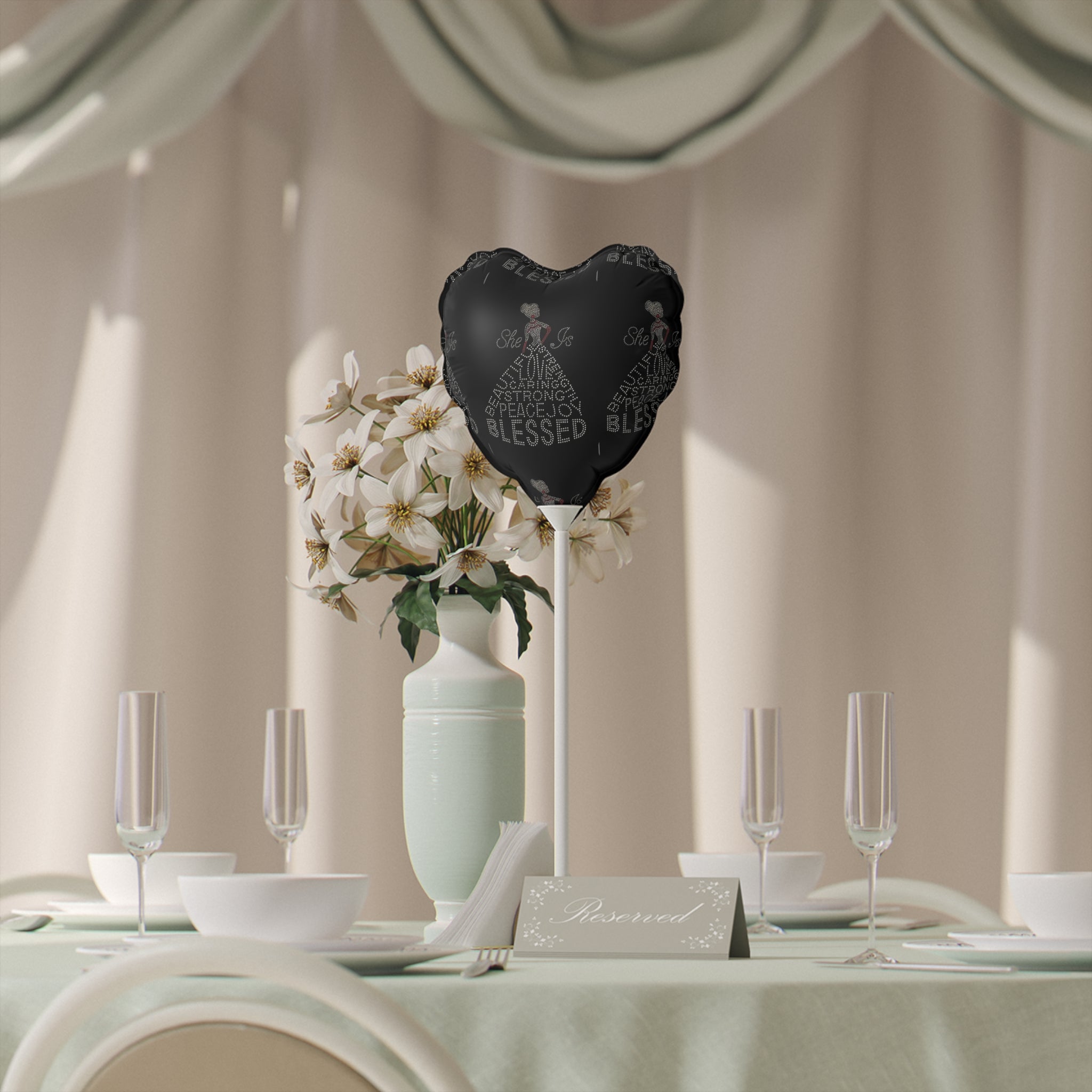 Balloons (Round and Heart-shaped), 6"